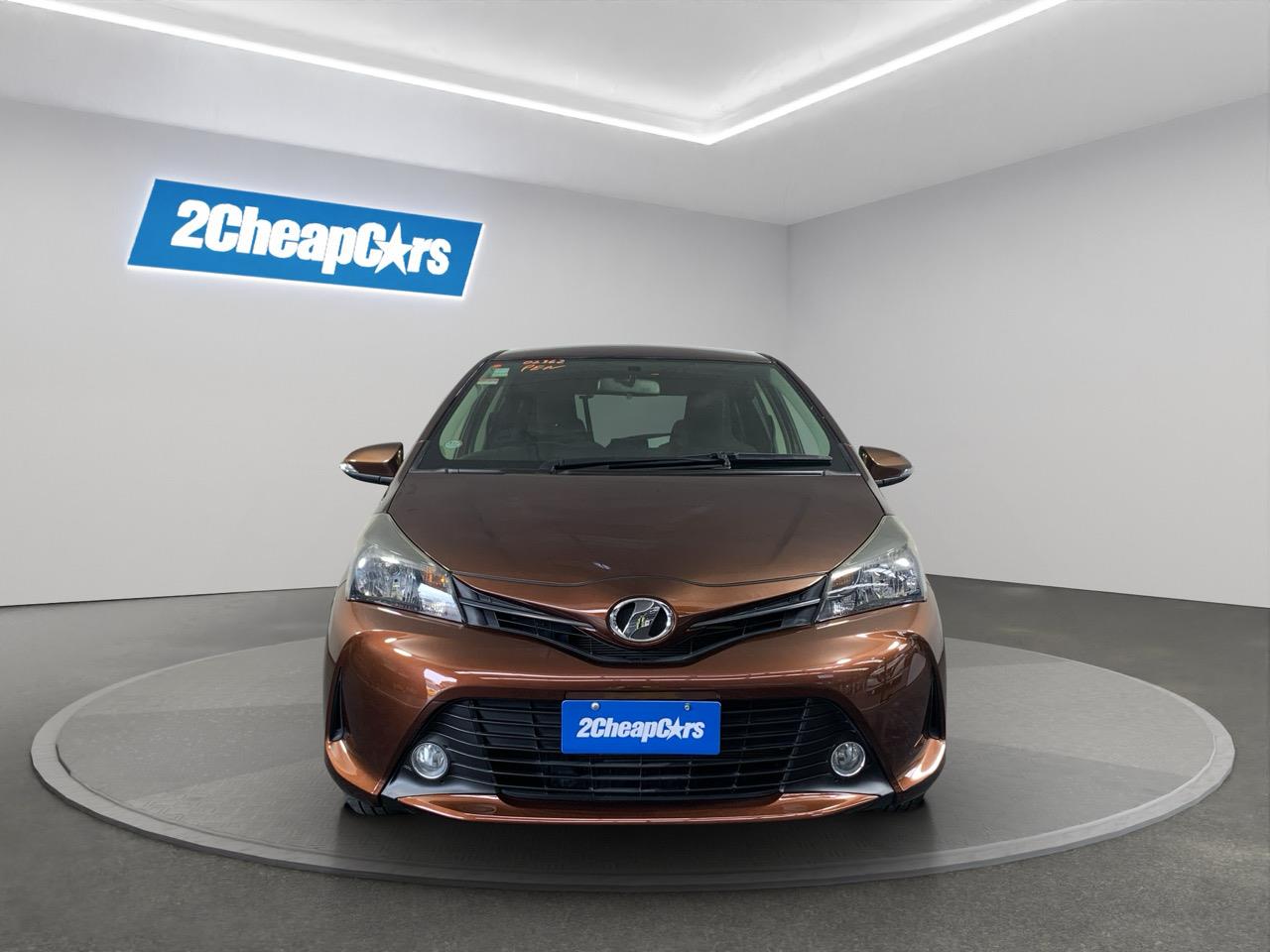 2015 Toyota Vitz Yaris F Hatchback LOW KM + PUSH START + REVESING CAMERA