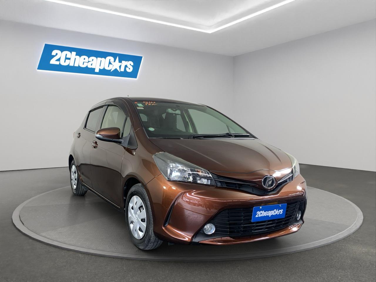 2015 Toyota Vitz Yaris F Hatchback LOW KM + PUSH START + REVESING CAMERA