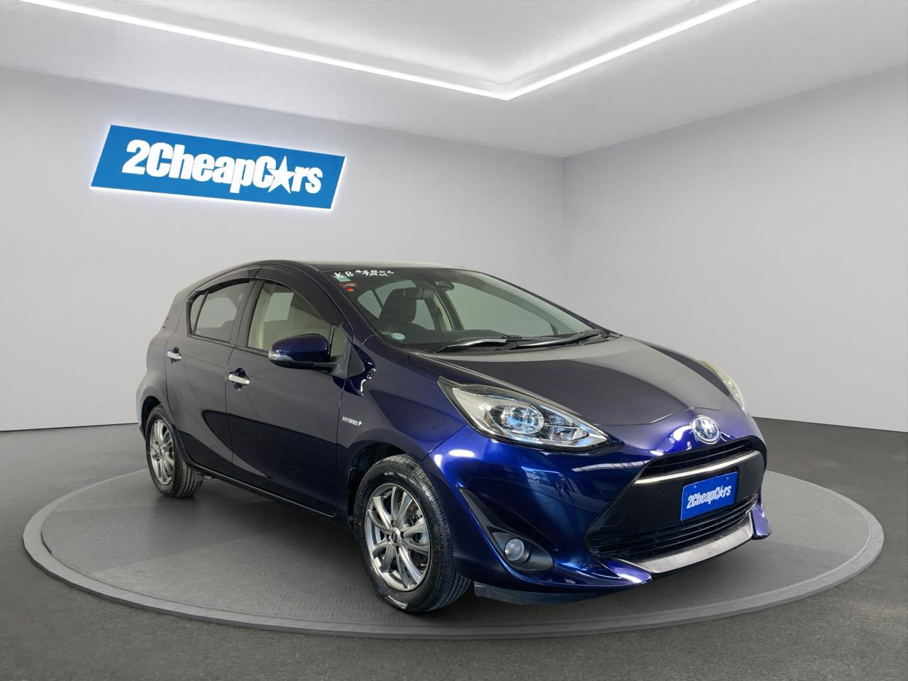 2018 Toyota Aqua New Shape S Hatchback REVERSING CAMERA + HEATED SEATS + AUTO LIGHTS