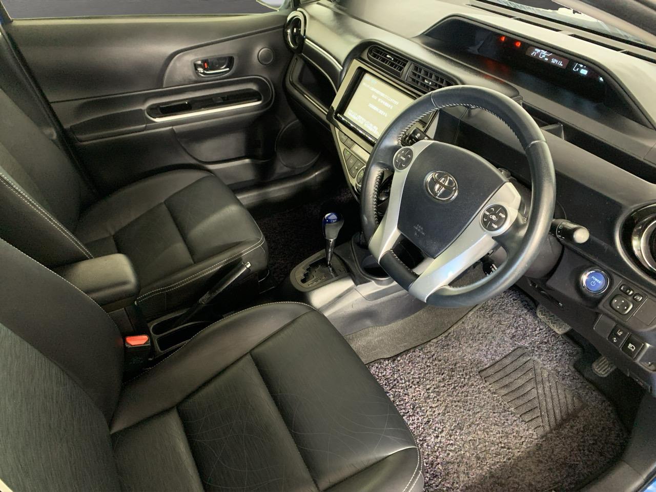 2017 Toyota Aqua Facelift Model G Black Soft Leather Selection Hatchback LOW KM + CRUISE CONTROL + REVERSING CAMERA