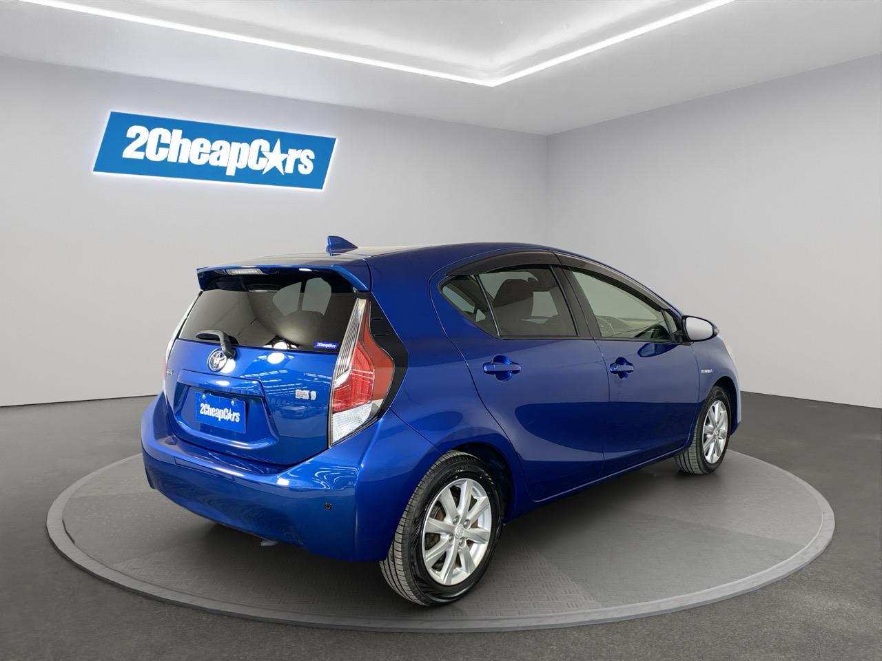 2017 Toyota Aqua Facelift Model G Black Soft Leather Selection Hatchback LOW KM + CRUISE CONTROL + REVERSING CAMERA