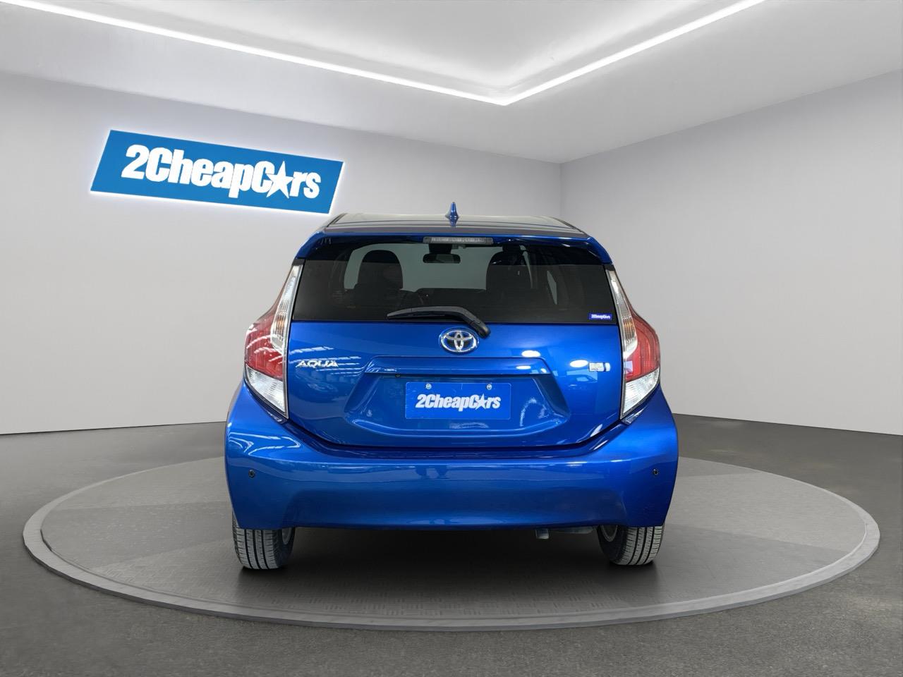 2017 Toyota Aqua Facelift Model G Black Soft Leather Selection Hatchback LOW KM + CRUISE CONTROL + REVERSING CAMERA