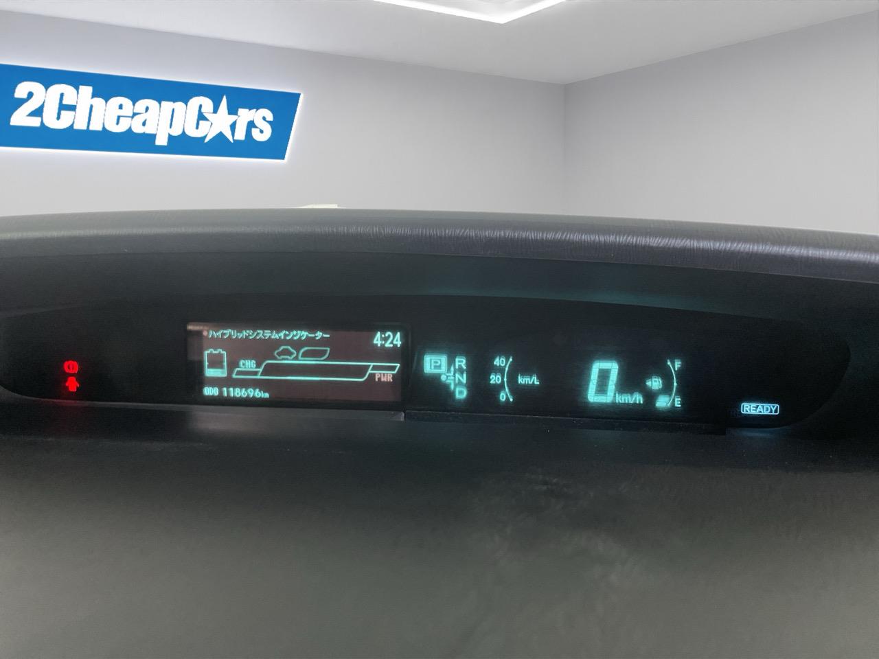 2012 Toyota Prius S Hatchback REVERSING CAMERA + AUTO LIGHTS + PUSH BUTTON START