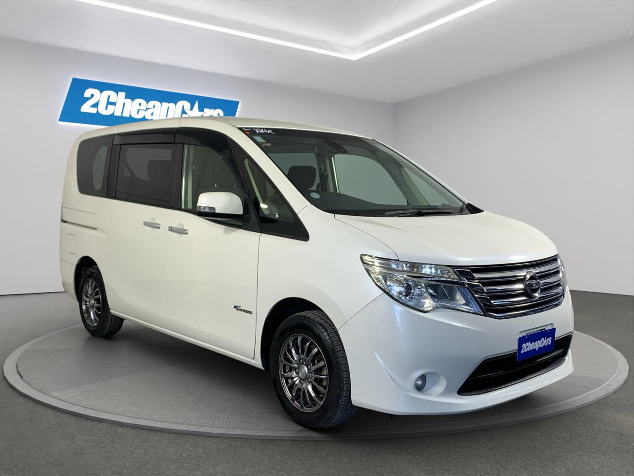 2014 Nissan Serena Hybrid People Mover CRUISE CONTROL + POWER SLIDING DOOR + AUTO LIGHTS 
