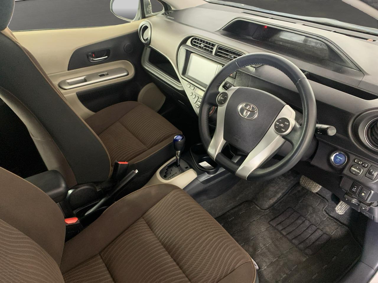 2012 Toyota Aqua S Hatchback HEATED SEATS + PUSH BUTTON START + AUTO LIGHTS