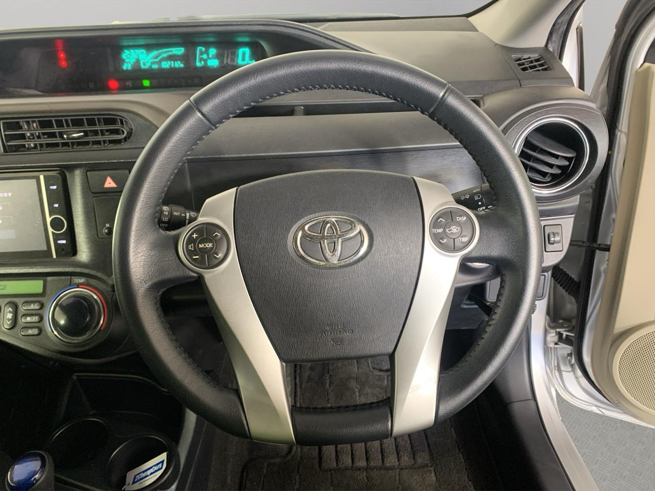 2012 Toyota Aqua S Hatchback HEATED SEATS + PUSH BUTTON START + AUTO LIGHTS