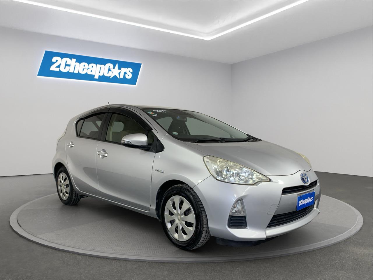 2012 Toyota Aqua S Hatchback HEATED SEATS + PUSH BUTTON START + AUTO LIGHTS