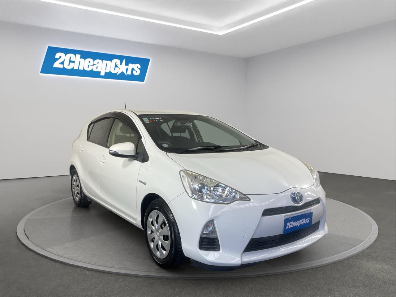 2014 Toyota Aqua S Hatchback LOW KM + REVERSING CAMERA + AUTO LIGHTS