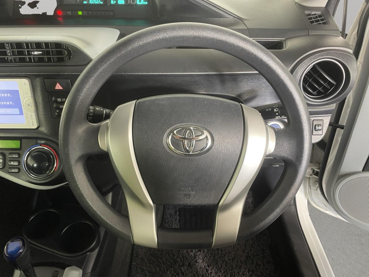 2012 Toyota Aqua G Hatchback AUTO LIGHTS + PUSH BUTTON START