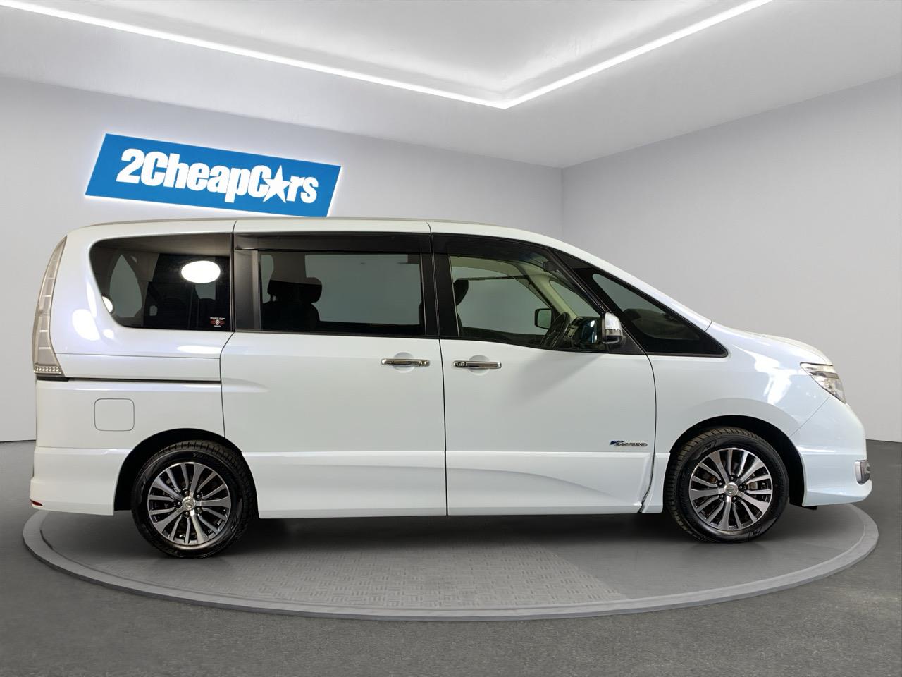 2014 Nissan Serena Hybrid Highway Star People Mover CRUISE CONTROL + AUTO LIGHTS + REVERSING CAMERA