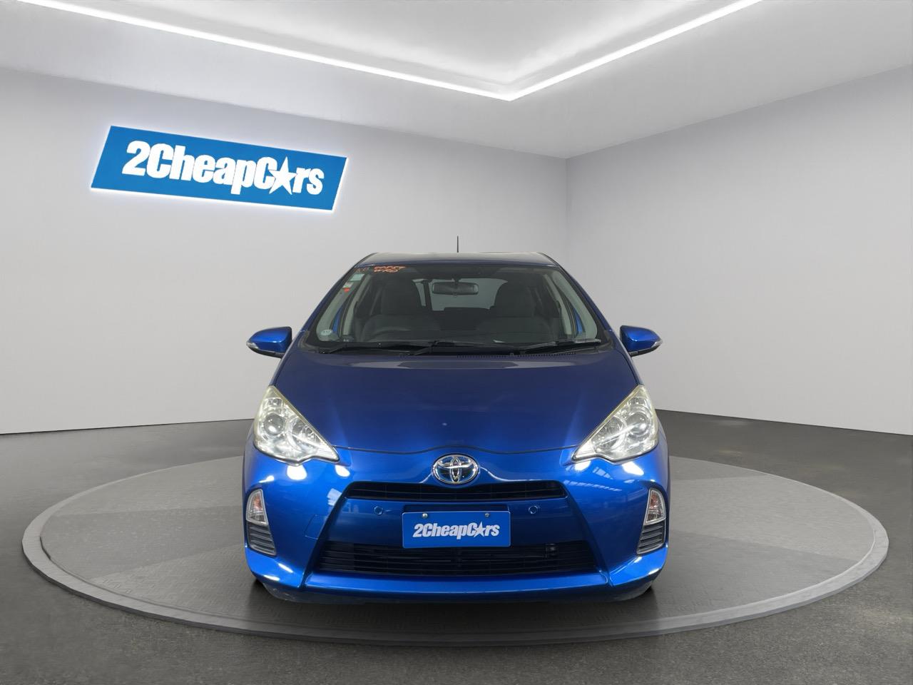 2013 Toyota Aqua S Hatchback LOW KMS + REVERSING CAMERA + PARKING SENSORS