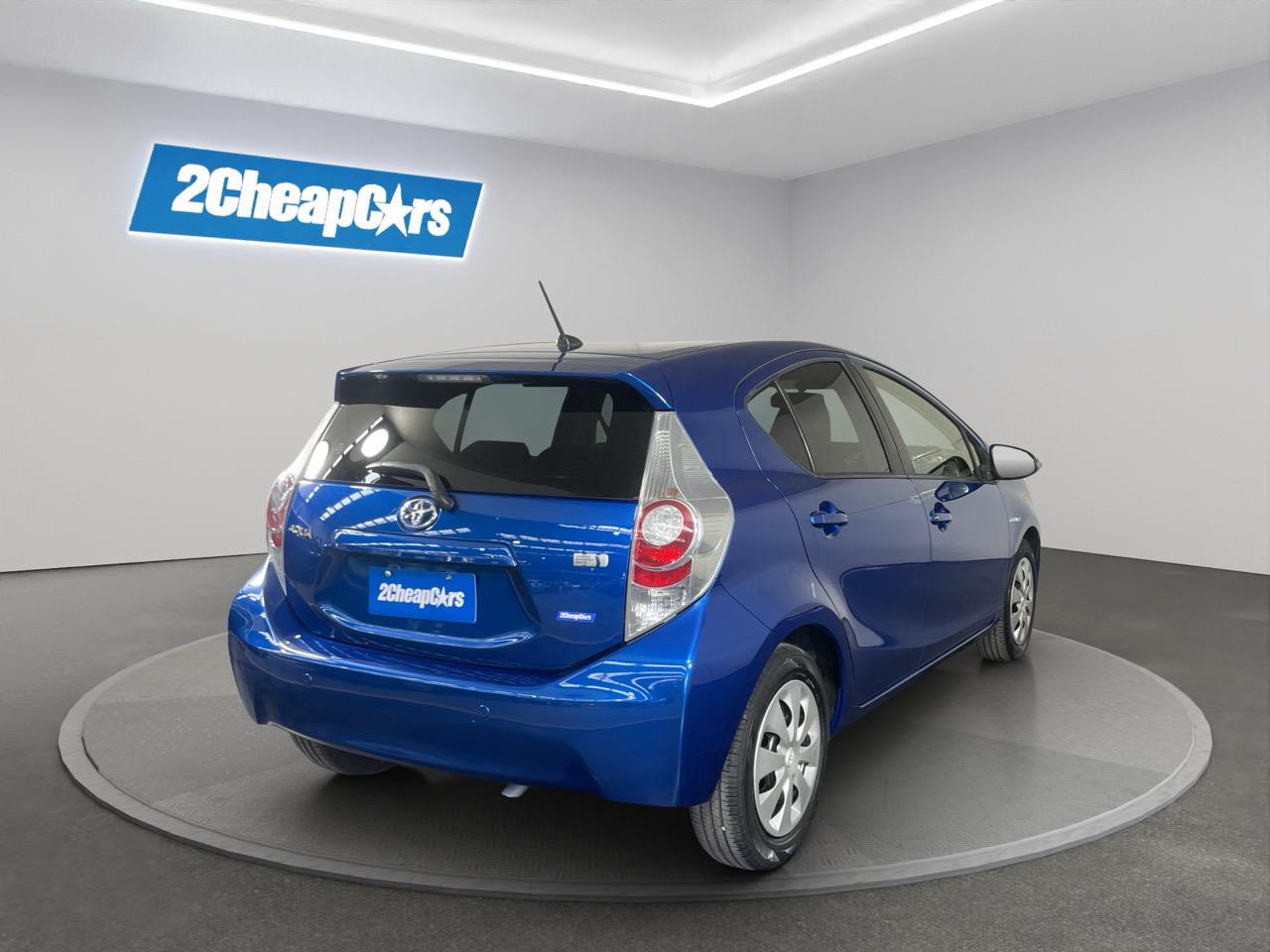 2013 Toyota Aqua S Hatchback LOW KMS + REVERSING CAMERA + PARKING SENSORS