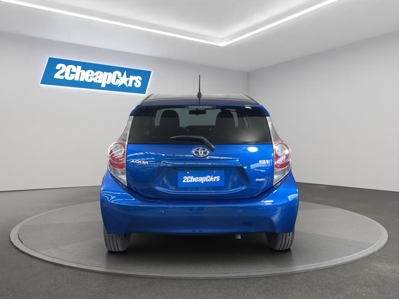 2013 Toyota Aqua S Hatchback LOW KMS + REVERSING CAMERA + PARKING SENSORS