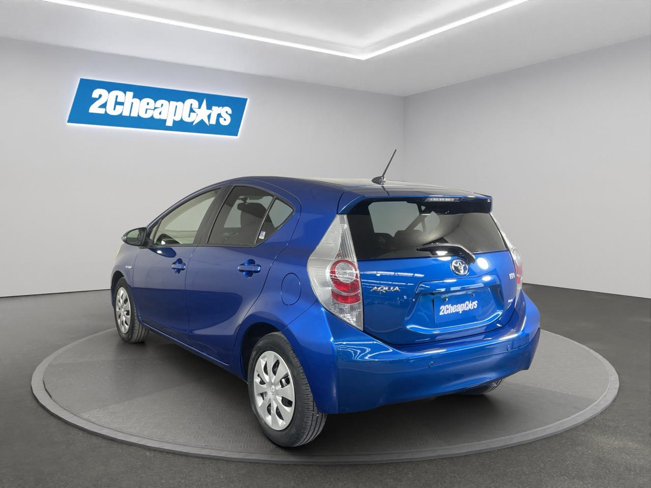 2013 Toyota Aqua S Hatchback LOW KMS + REVERSING CAMERA + PARKING SENSORS
