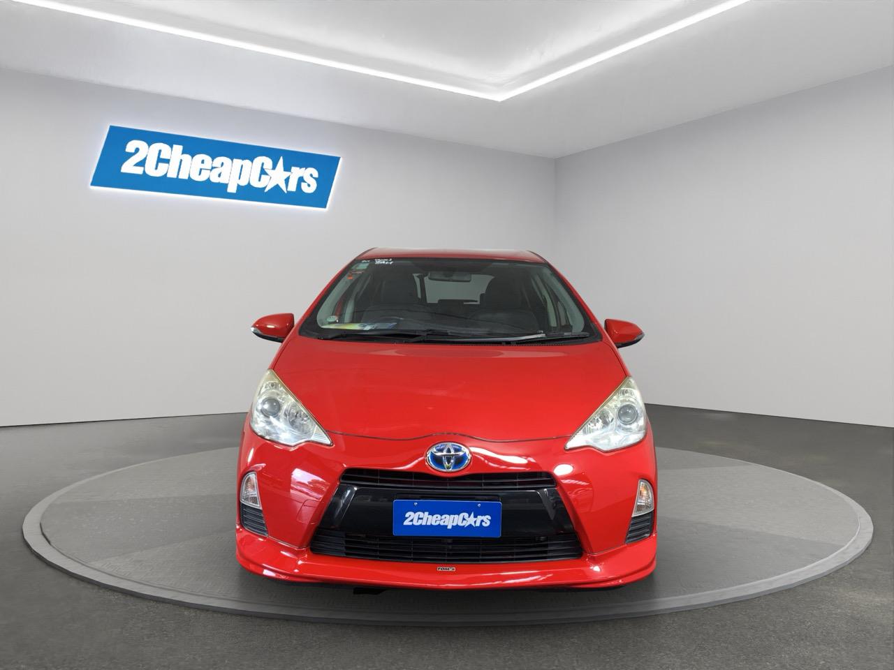 2013 Toyota Aqua G Black Soft Leather Selection Hatchback HEATED SEATS + AUTO LIGHTS + PUSH BUTTON START