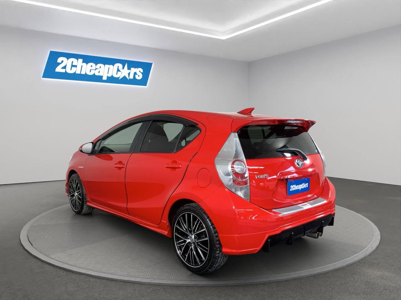 2013 Toyota Aqua G Black Soft Leather Selection Hatchback HEATED SEATS + AUTO LIGHTS + PUSH BUTTON START