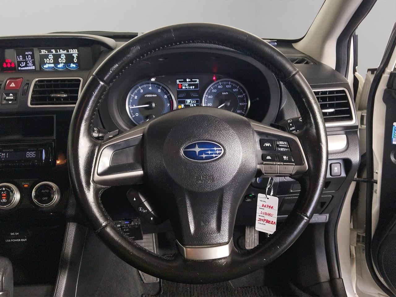 2015 Subaru IMPREZA SPORT 2,0i Eye sight Hatchback PADDLE SHIFT + AUTO LIGHTS + CRUISE CONTROL