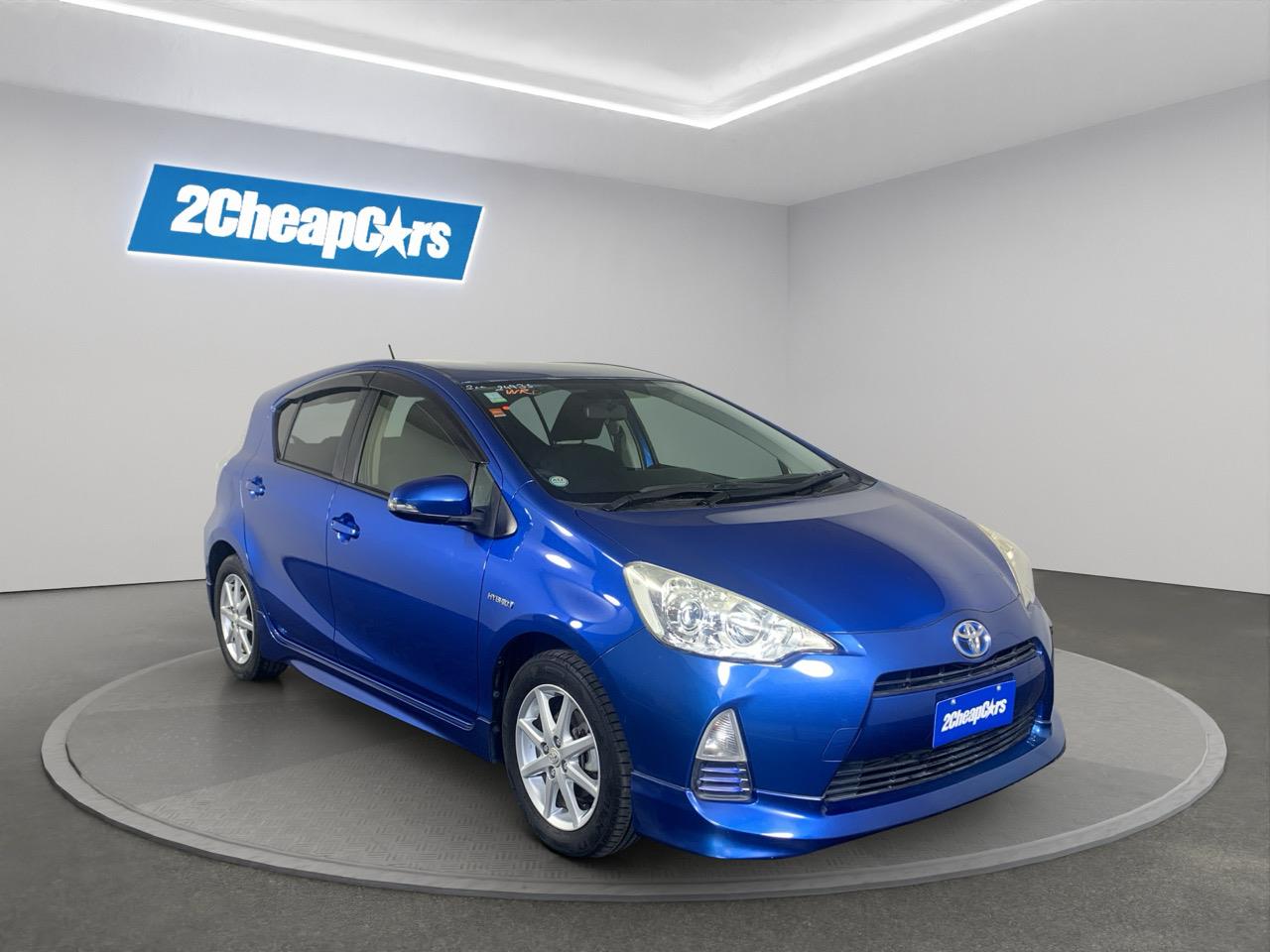 2014 Toyota Aqua S AERO Hatchback LOW KMS + REVERSING CAMERA + PUSH BUTTON START