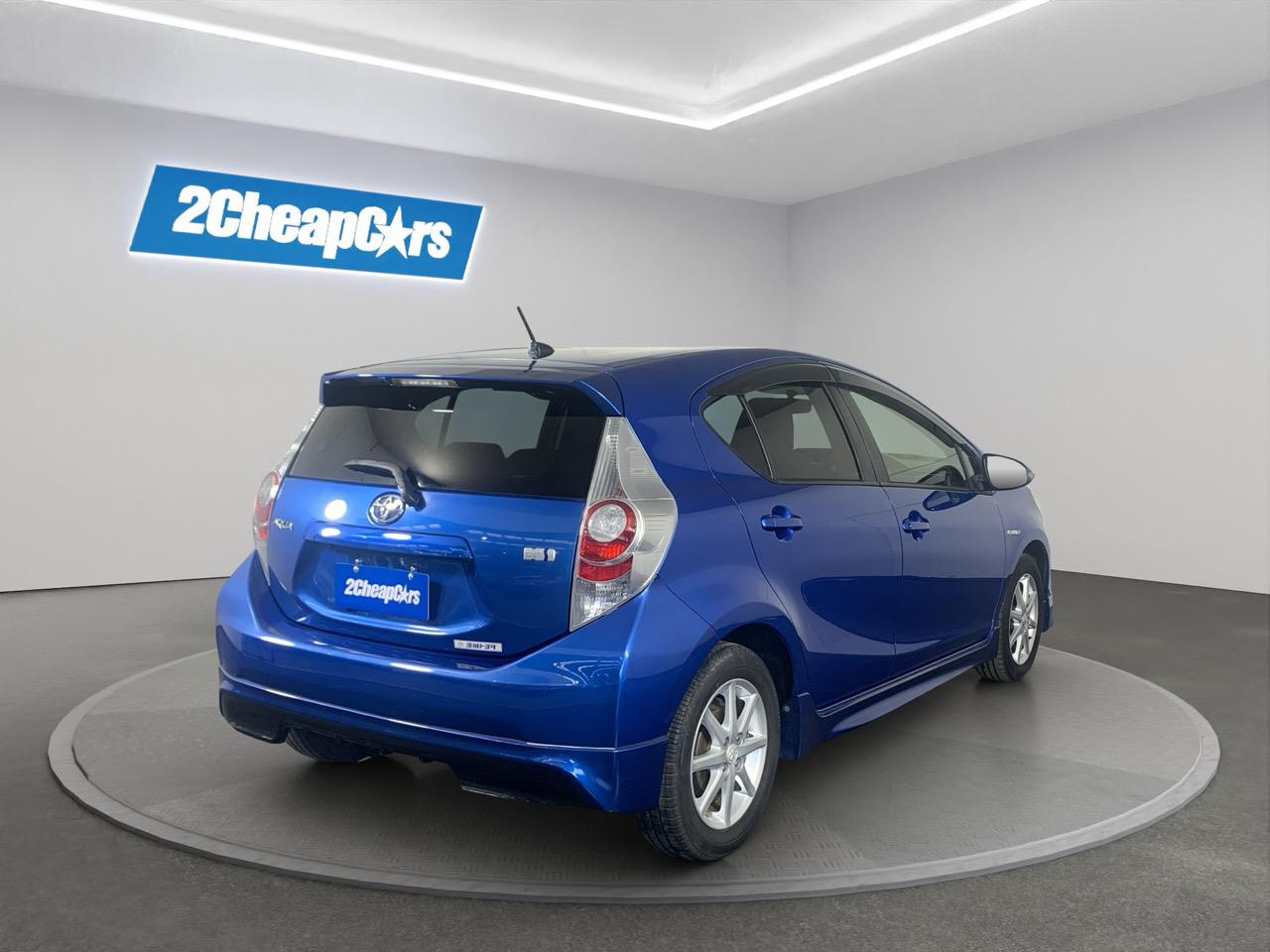 2014 Toyota Aqua S AERO Hatchback LOW KMS + REVERSING CAMERA + PUSH BUTTON START