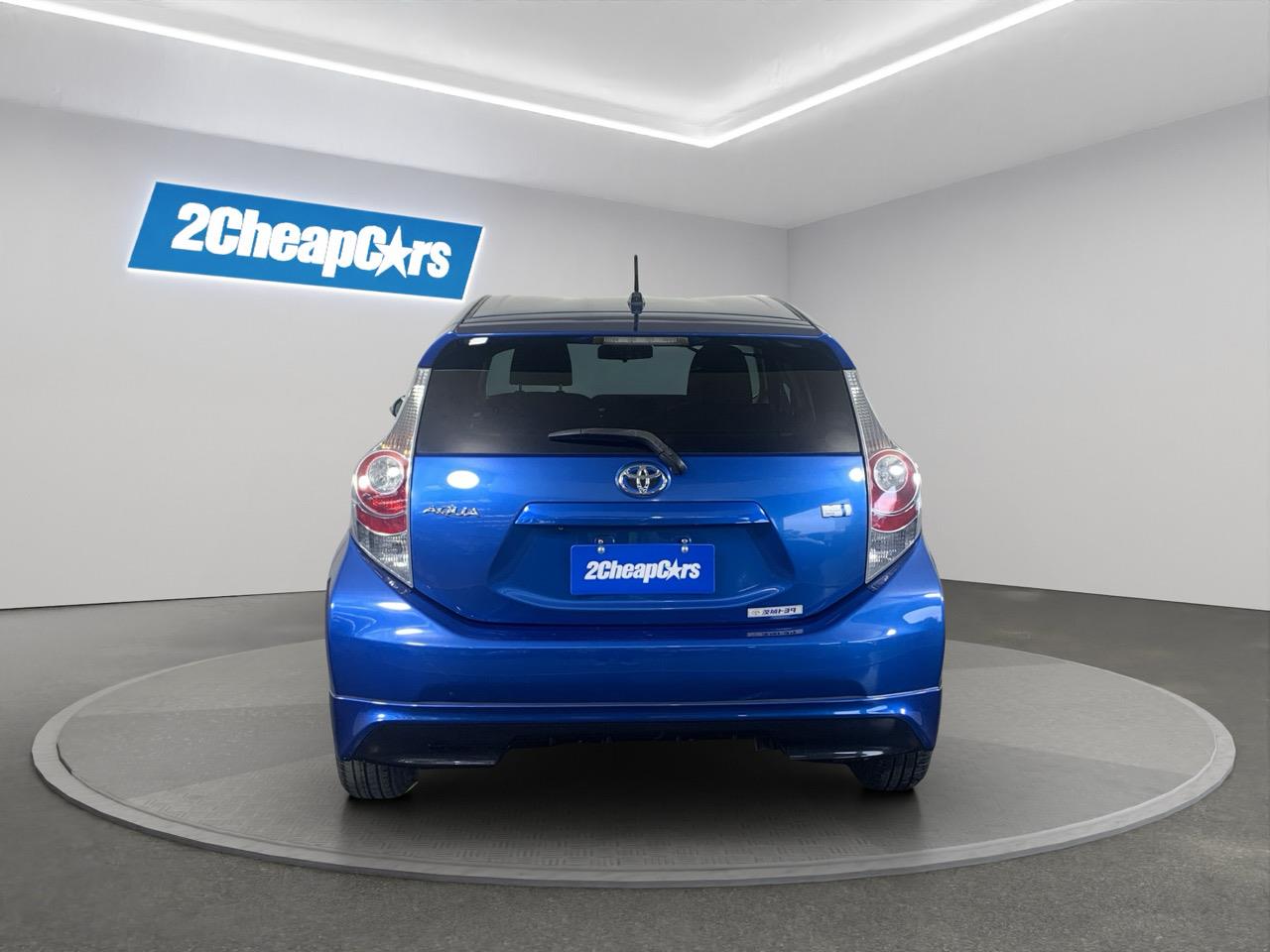 2014 Toyota Aqua S AERO Hatchback LOW KMS + REVERSING CAMERA + PUSH BUTTON START