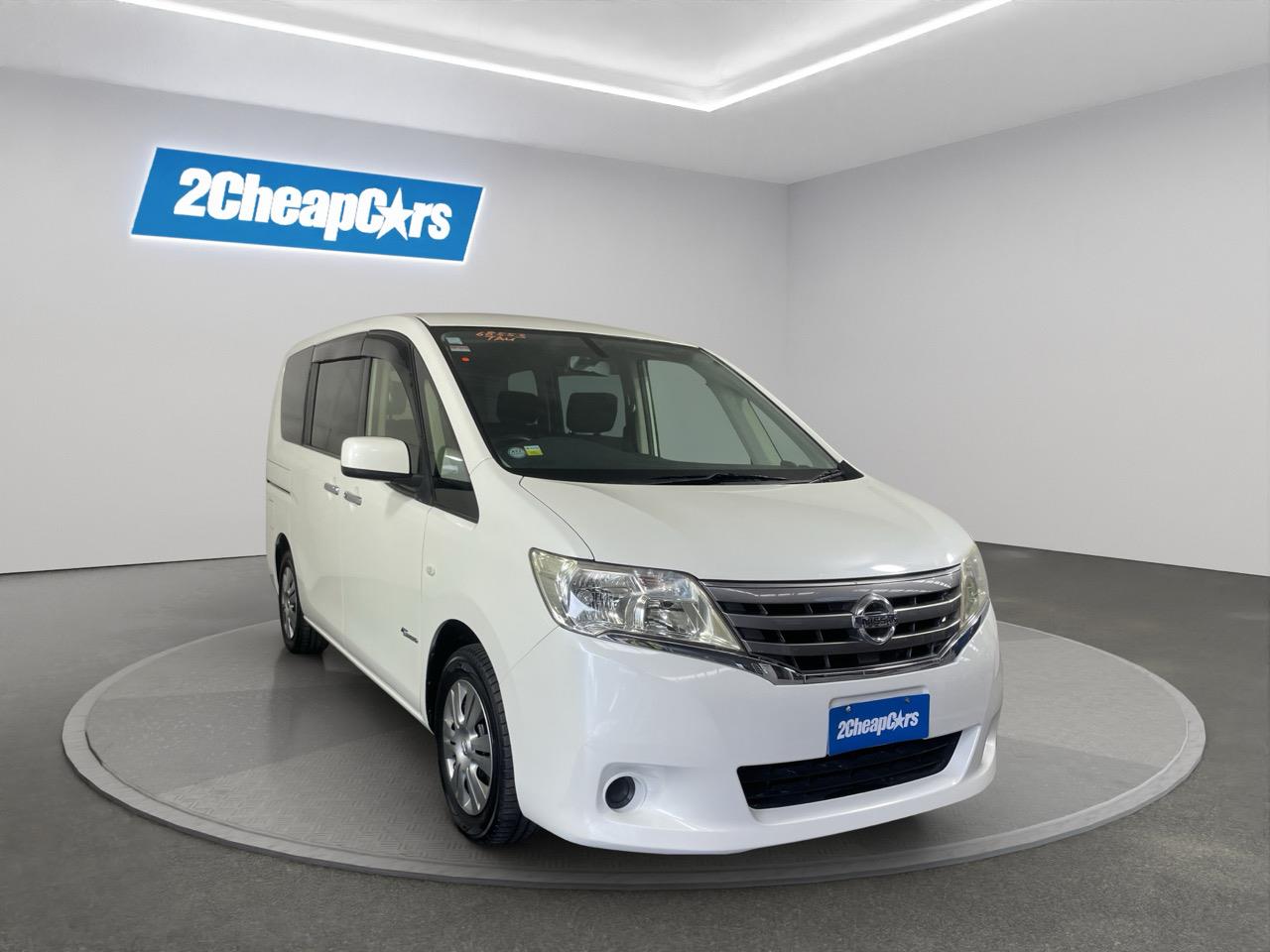 2013 Nissan Serena Hybrid People Mover REVERSING CAMERA + POWER SLIDING DOORS