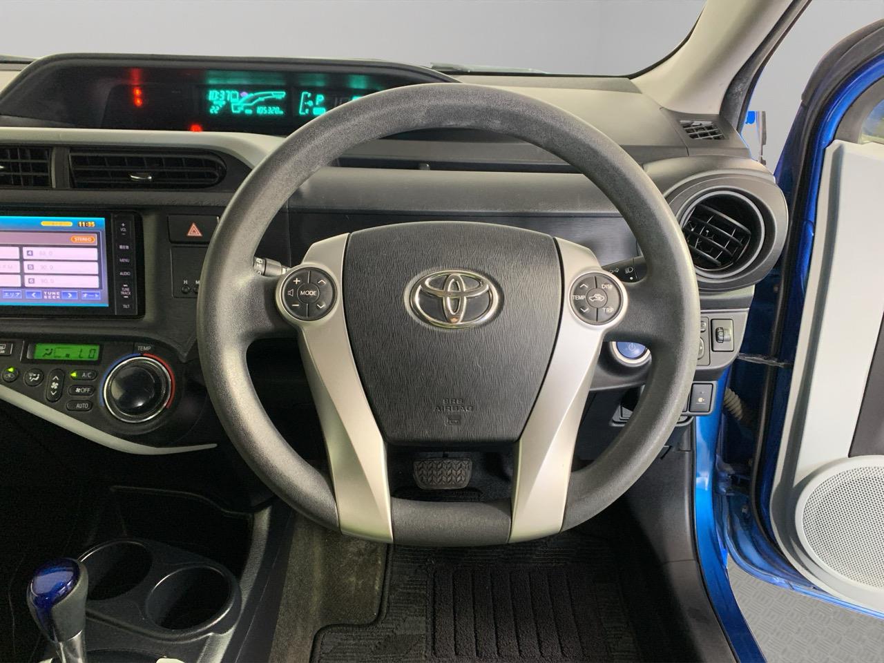2012 Toyota Aqua S Hatchback HEATED SEATS + PUSH BUTTON START + AUTO LIGHTS