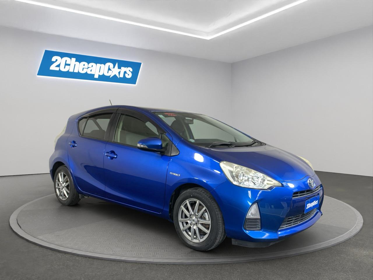 2012 Toyota Aqua S Hatchback HEATED SEATS + PUSH BUTTON START + AUTO LIGHTS