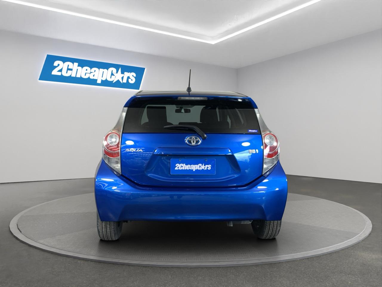 2012 Toyota Aqua S Hatchback HEATED SEATS + PUSH BUTTON START + AUTO LIGHTS