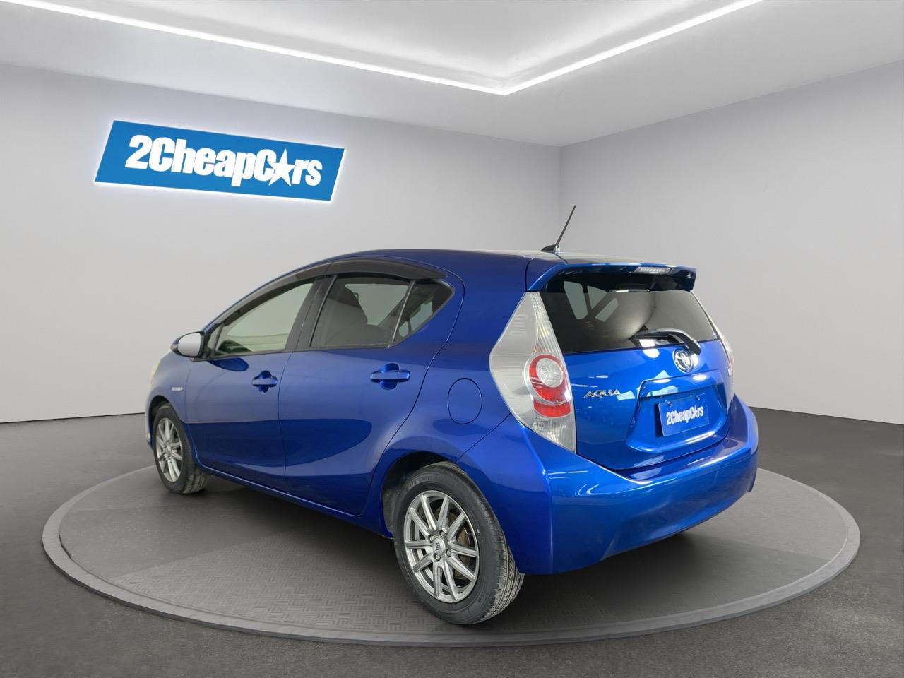2012 Toyota Aqua S Hatchback HEATED SEATS + PUSH BUTTON START + AUTO LIGHTS