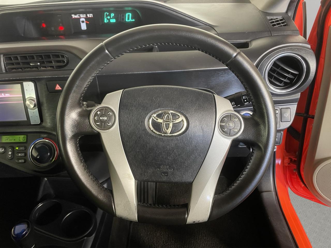 2012 Toyota Aqua Hybrid Hatchback REVERSING CAMERA + AUTO LIGHTS + PUSH START
