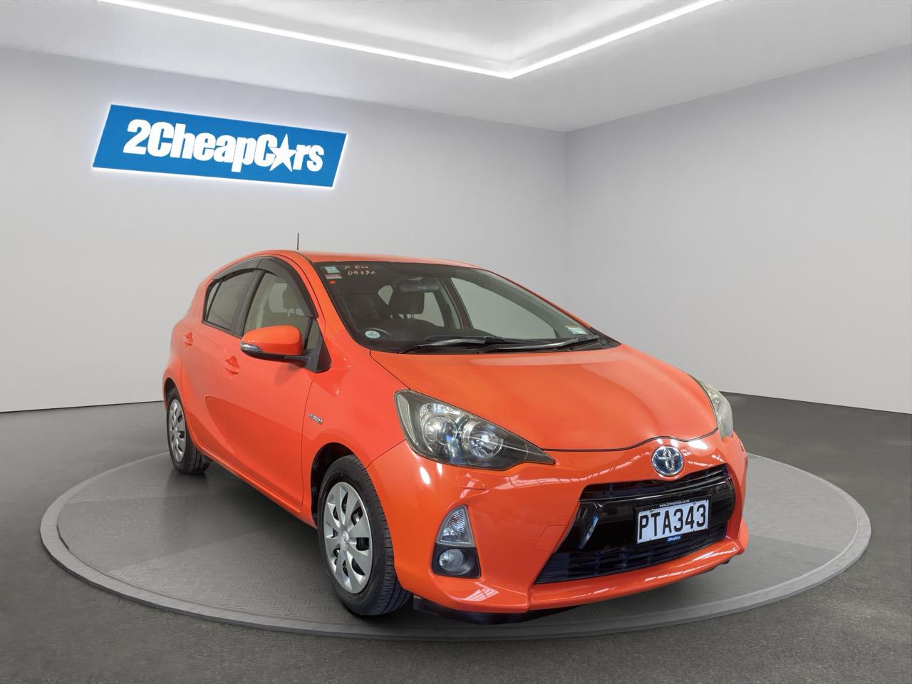 2012 Toyota Aqua Hybrid Hatchback REVERSING CAMERA + AUTO LIGHTS + PUSH START