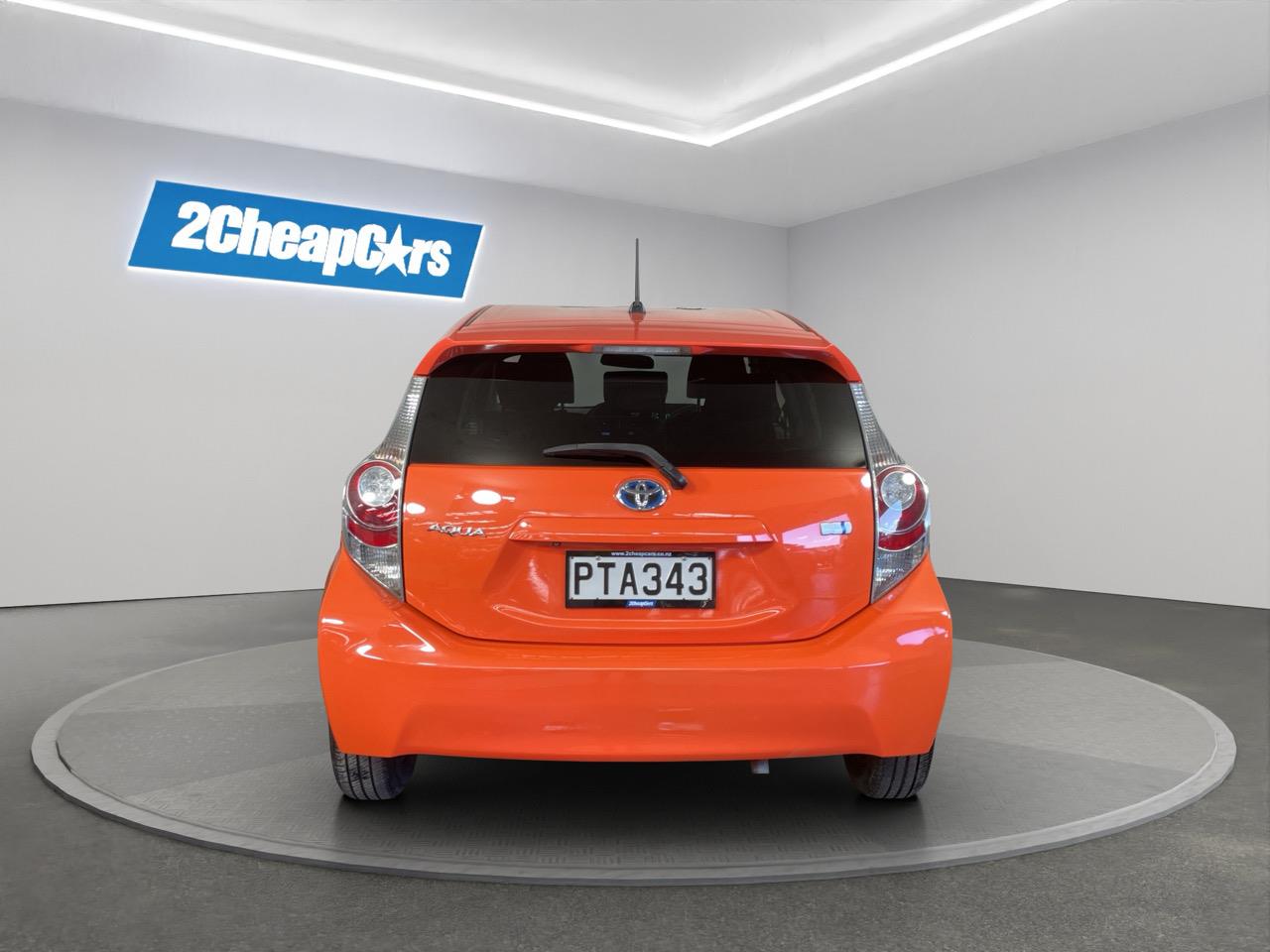 2012 Toyota Aqua Hybrid Hatchback REVERSING CAMERA + AUTO LIGHTS + PUSH START