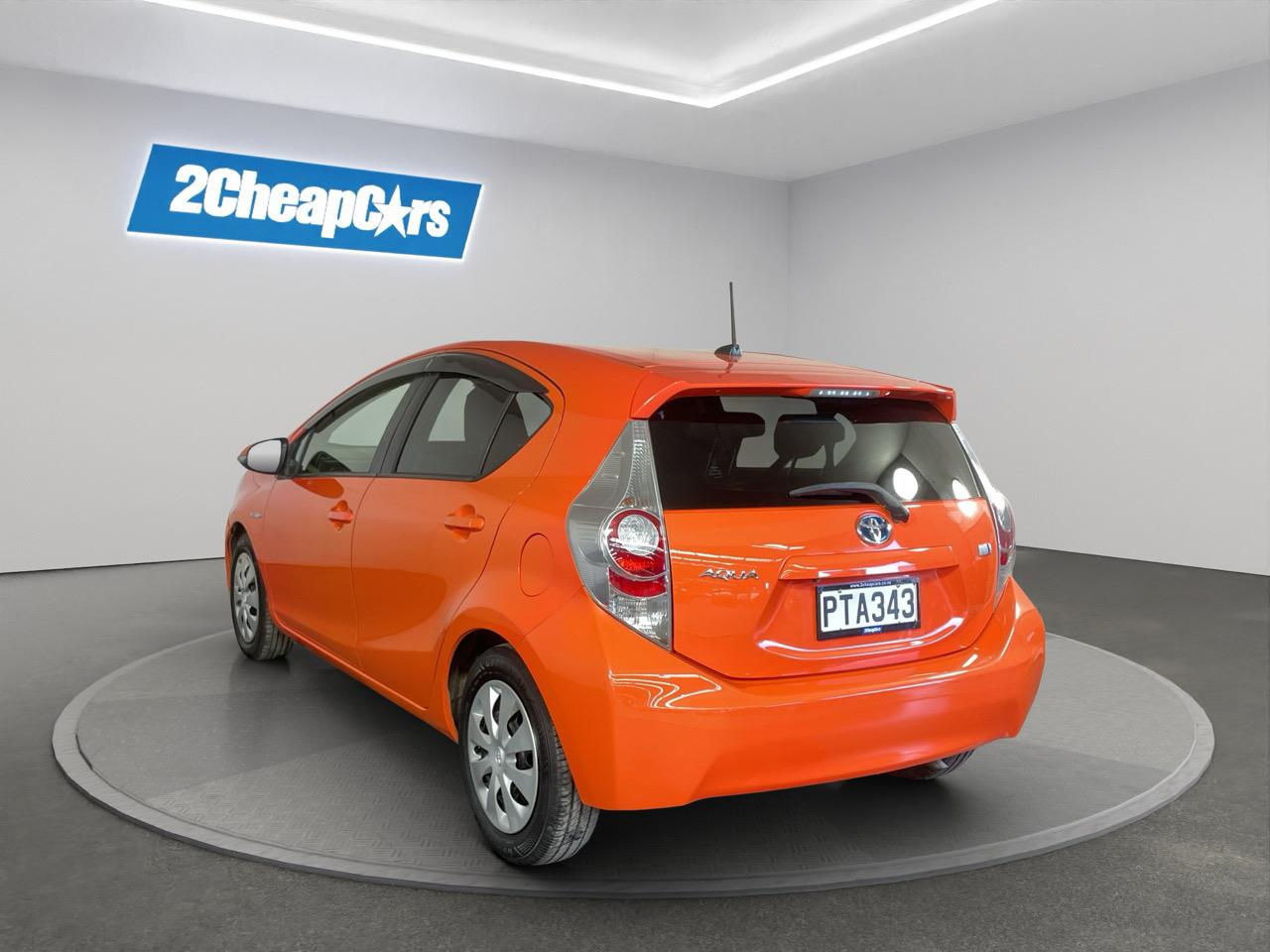 2012 Toyota Aqua Hybrid Hatchback REVERSING CAMERA + AUTO LIGHTS + PUSH START