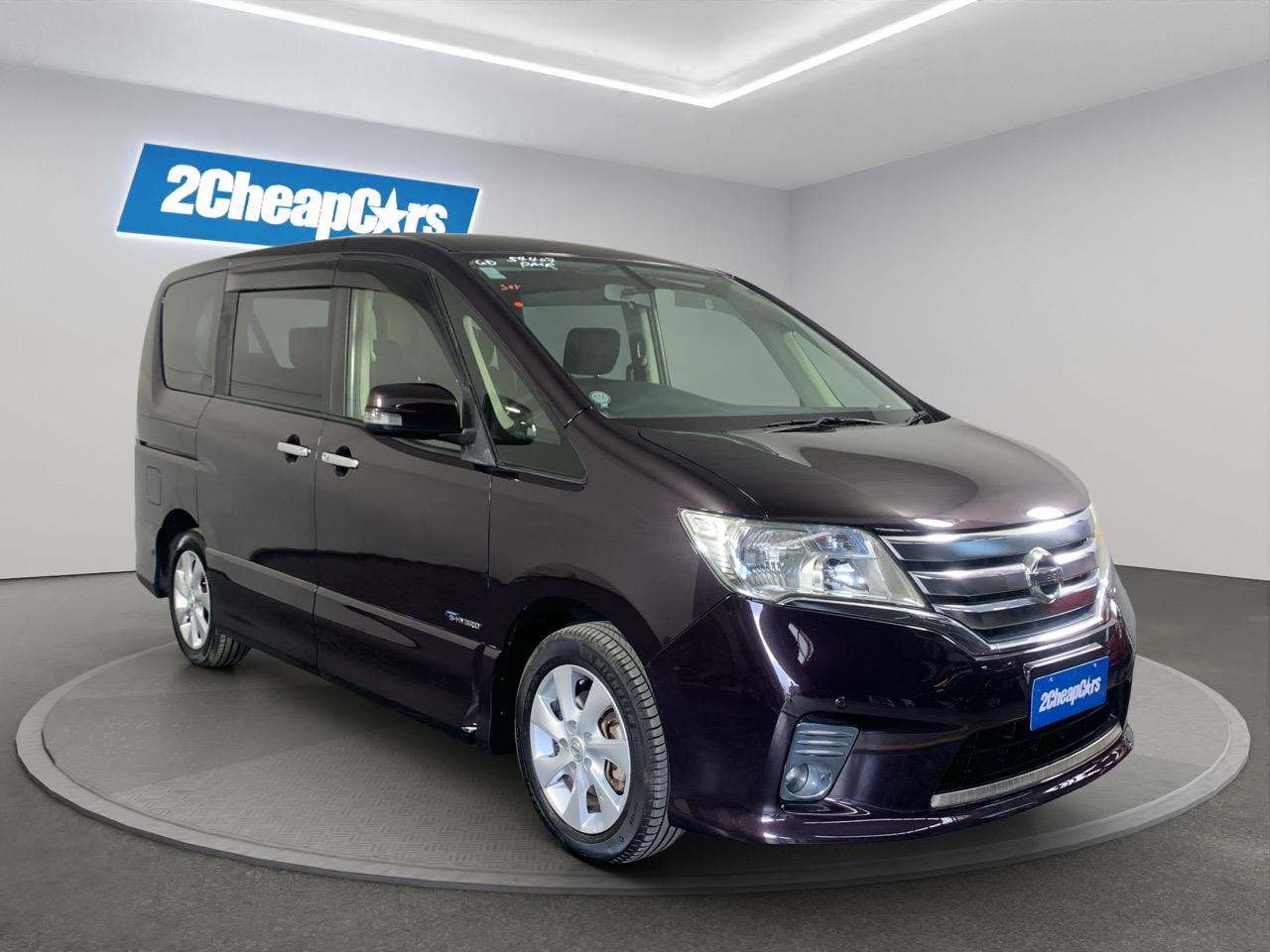 2013 Nissan Serena HIGH WAY STAR G S-HYBRID People Mover CRUISE CONTROL + POWER SLIDING DOORS + AUTO LIGHTS