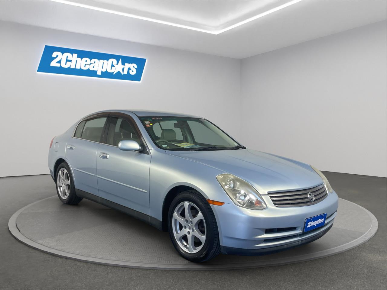 2001 Nissan Skyline 350GT Sedan LEATHER SEATS + MAG WHEEL