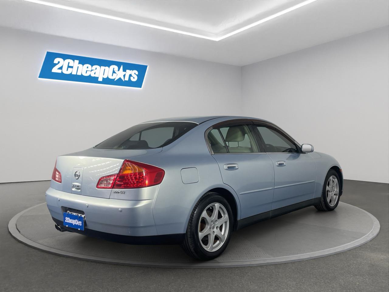 2001 Nissan Skyline 350GT Sedan LEATHER SEATS + MAG WHEEL