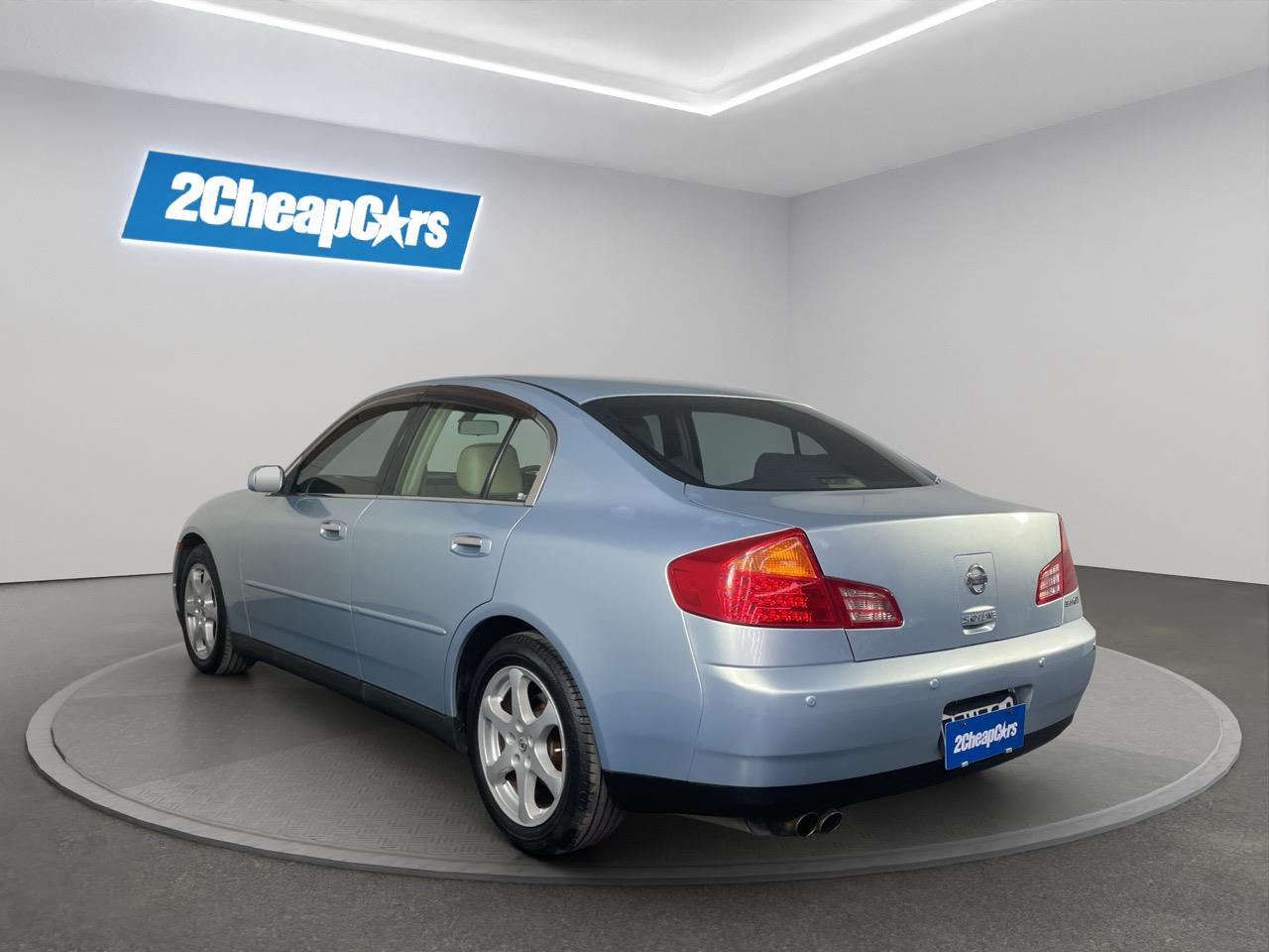 2001 Nissan Skyline 350GT Sedan LEATHER SEATS + MAG WHEEL