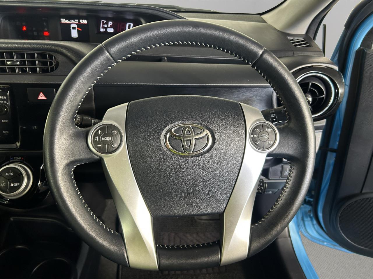 2015 Toyota Aqua Facelift Model G Black Soft Leather Selection Hatchback LOW KMS + REVERSING CAMERA + SMART KEY