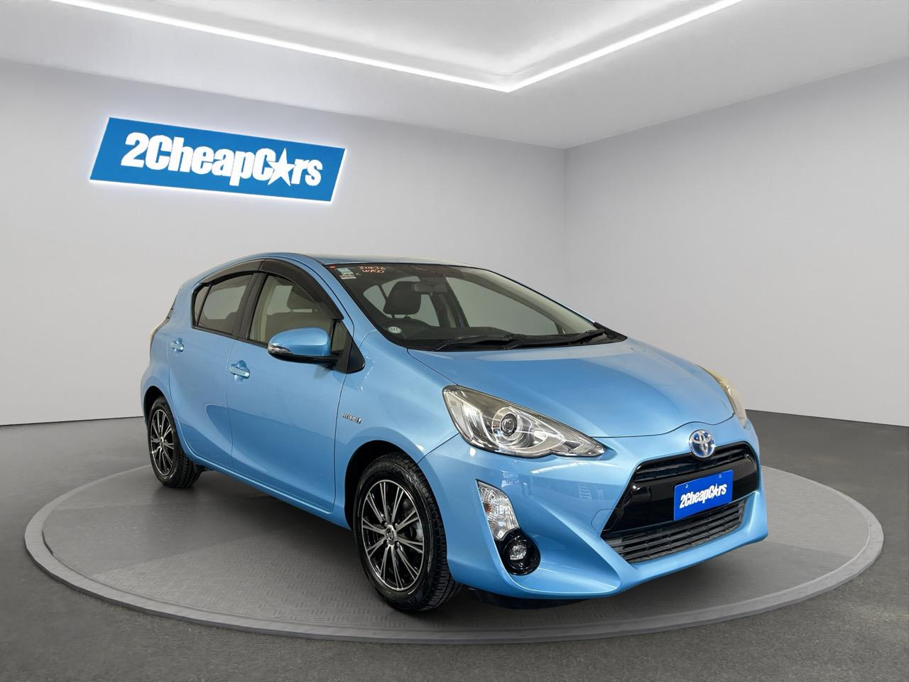 2015 Toyota Aqua Facelift Model G Black Soft Leather Selection Hatchback LOW KMS + REVERSING CAMERA + SMART KEY