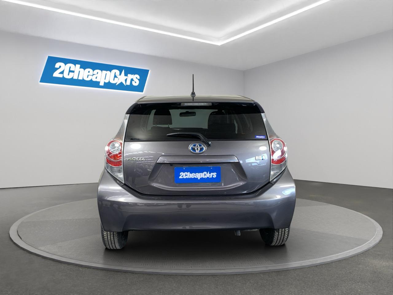 2012 Toyota Aqua S Hatchback REVERSING CAMERA + SMART KEY + HEATED SEATS