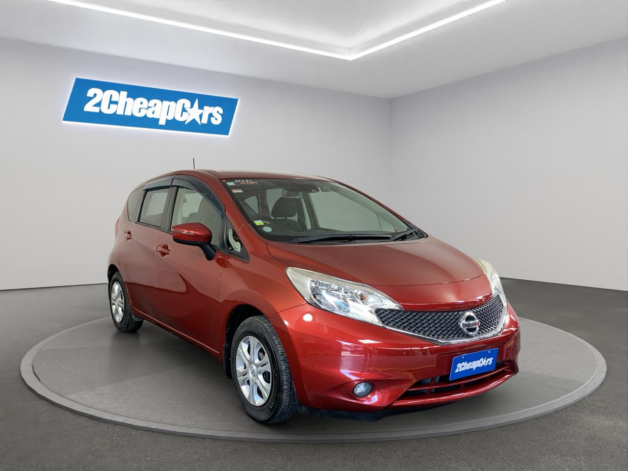 2015 Nissan Note 1.2 X Emergency Brake Package Hatchback LOW KM + PUSH SRART + AUTO LIGHTS