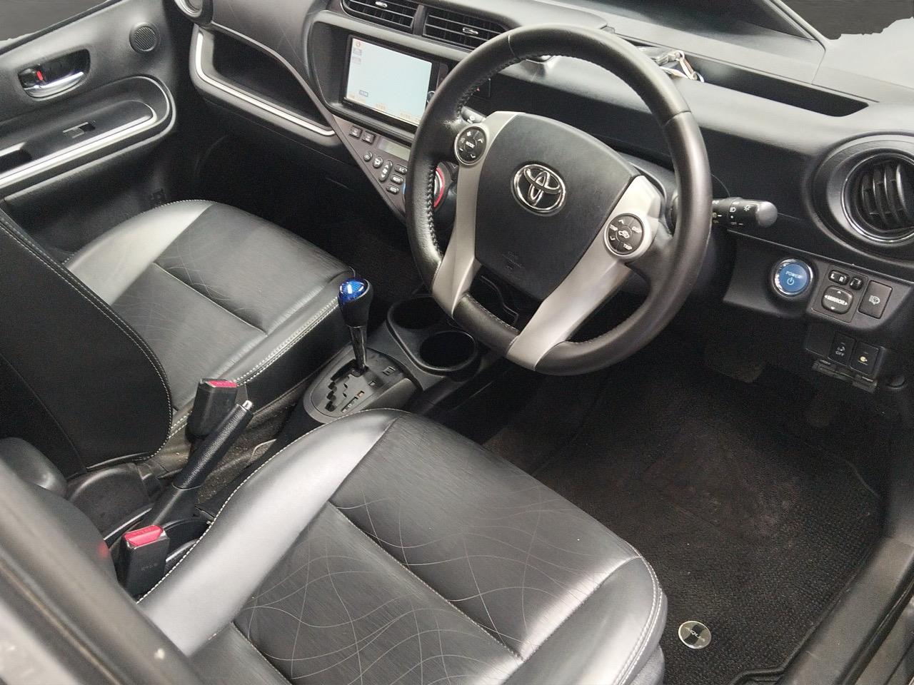 2013 Toyota Aqua S Hatchback HEATED SEATS + PUSH BUTTON START + AUTO LIGHTS