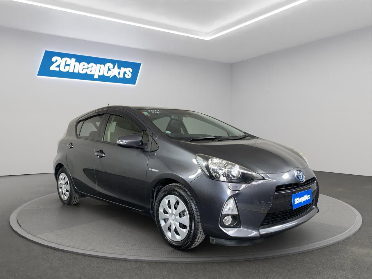 2013 Toyota Aqua S Hatchback HEATED SEATS + PUSH BUTTON START + AUTO LIGHTS