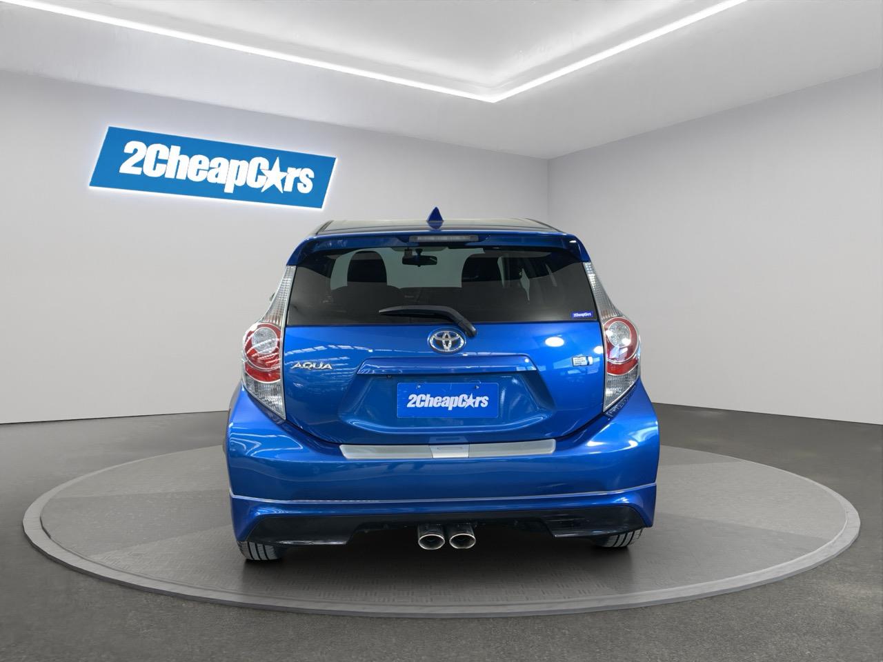 2013 Toyota Aqua S AERO Hatchback REVERSING CAMERA + PUSH BUTTON START + AUTO LIGHTS
