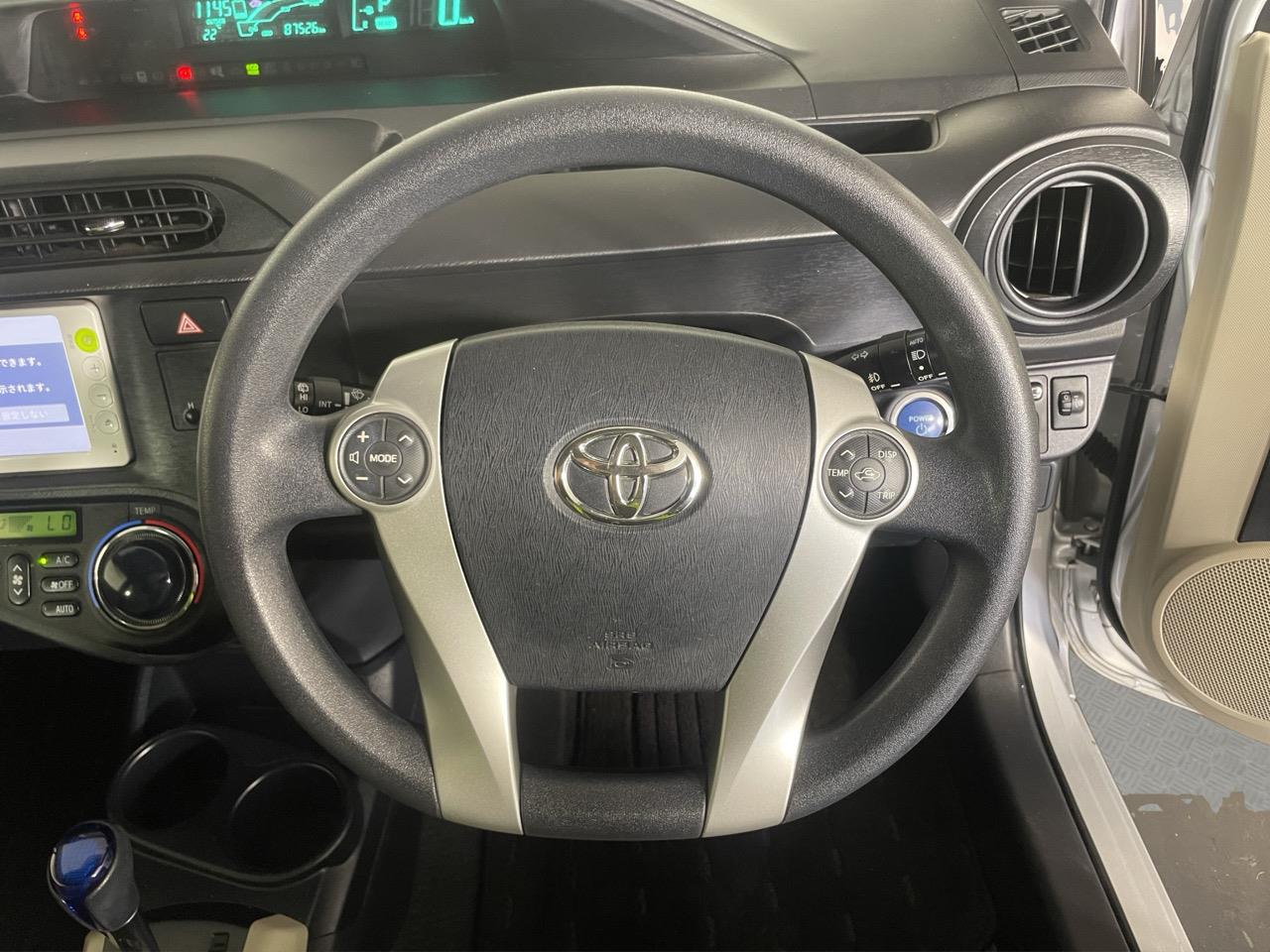 2012 Toyota Aqua S Hatchback REVERSING CAMERA + AUTO LIGHTS + PUSH START