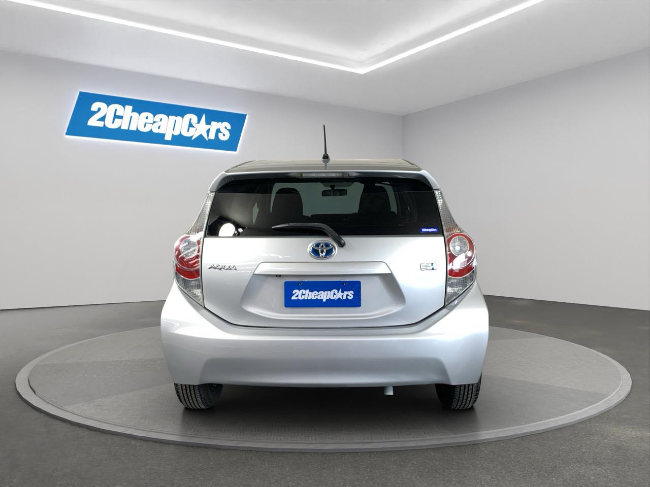 2012 Toyota Aqua S Hatchback LOW KMS + REVERSING CAMERA + AUTO LIGHTS 