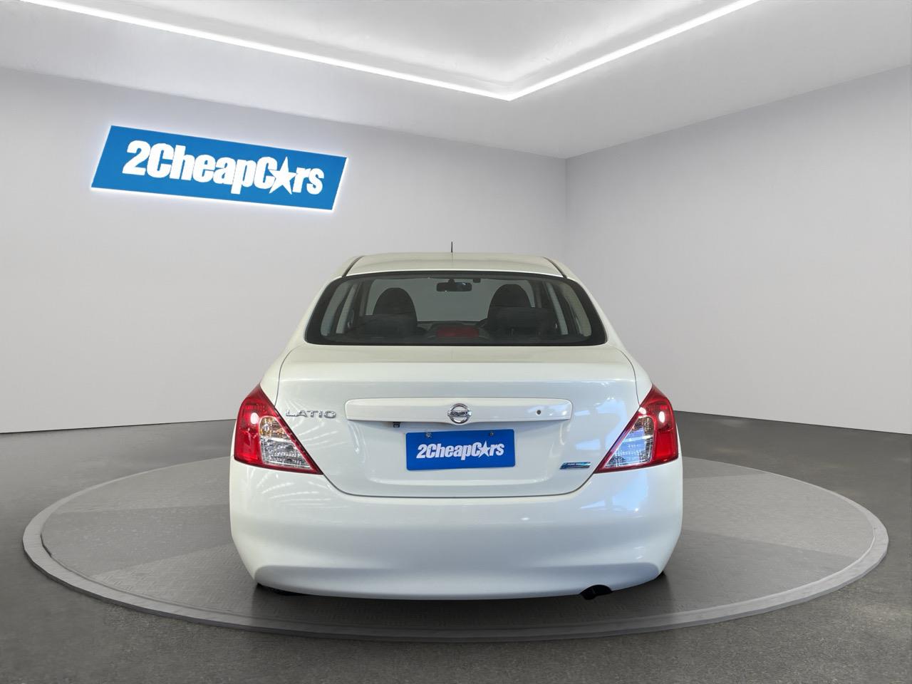 2012 Nissan Latio X Sedan LOW KM + REVERSING CAMERA + PUSH START