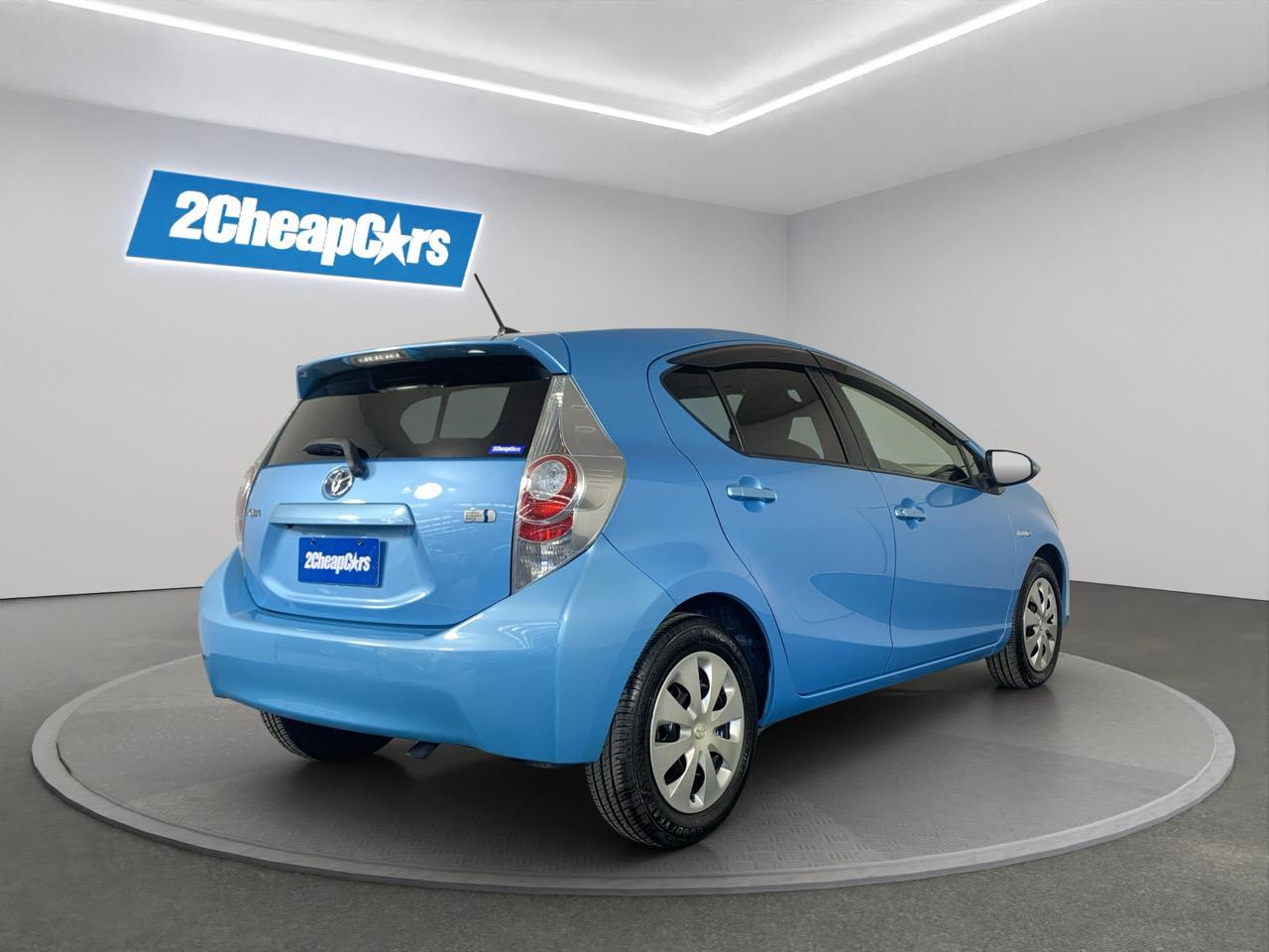 2013 Toyota Aqua S Hatchback HEATED SEATS + REVERSING CAMERA + SMART KEY
