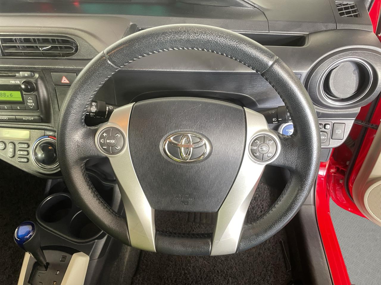 2012 Toyota Aqua G Hatchback HEATED SEATS + AUTO LIGHTS + PUSH START