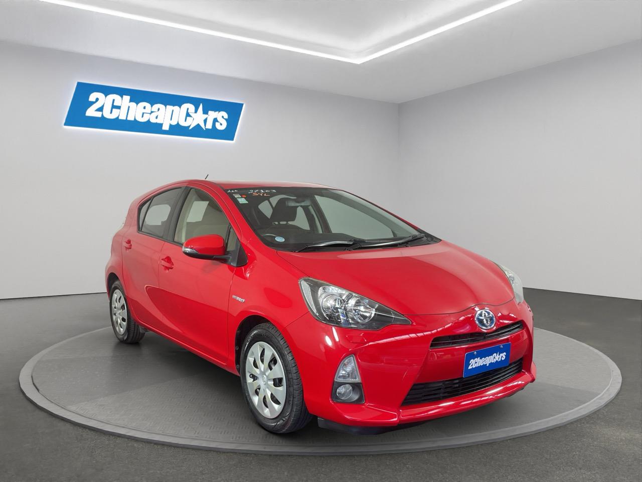 2012 Toyota Aqua G Hatchback HEATED SEATS + AUTO LIGHTS + PUSH START